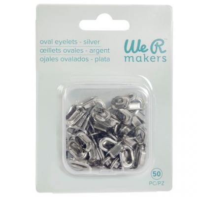 We R Makers Crop-A-Dile Oval Eyelets - Silver