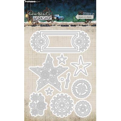 StudioLight Gearhead's Workshop Cutting Dies - Gears & Stars