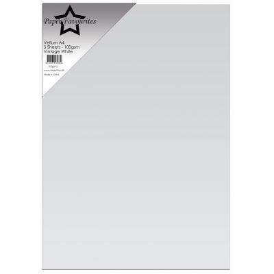 Paper Favourites Vellum - Vintage White