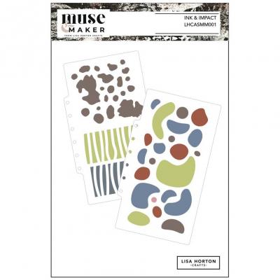 Lisa Horton Crafts Muse & Maker Art Stencil - Ink And Impact