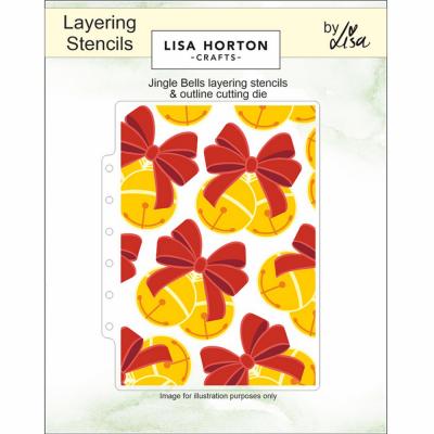 Lisa Horton Crafts Stencil & Die  - Jingle Bells