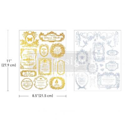 Prima Marketing Re-Design Transfers Gold - Éclat Du Matin