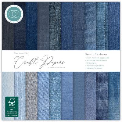 Craft Consortium Essential Paper Pad - Denim Textures