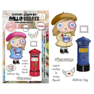 Aall and Create Post & Ink Stempel - Deliver Joy