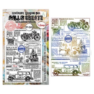 Aall and Create Geometric Gazette  Stempel - Global Gazette