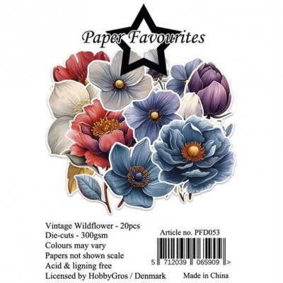Paper Favourites Die-Cuts - Vintage Wildflower