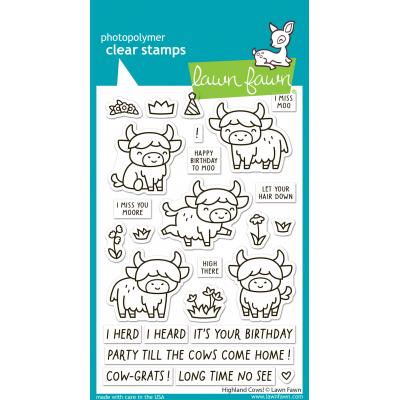Lawn Fawn Stempel - Highland Cows!