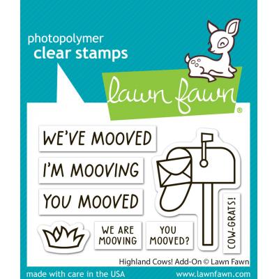 Lawn Fawn Stempel - Highland Cows! Add-on