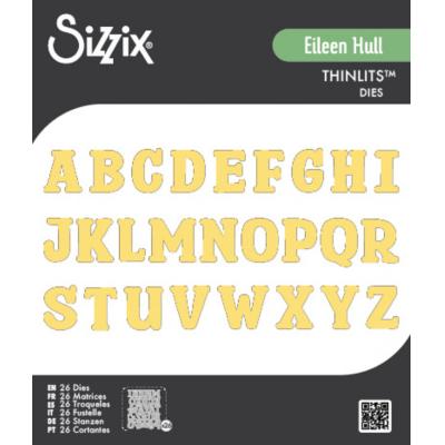 Sizzix Eileen Hull Die Set - Nora Alphabet