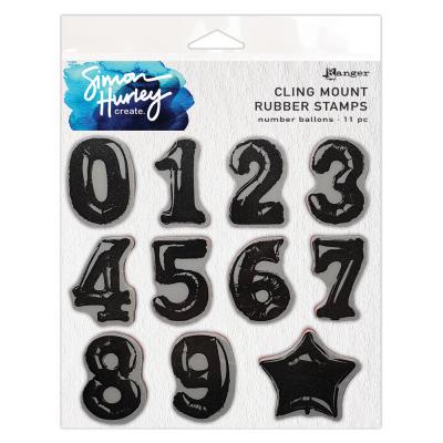 Ranger Simon Hurley create. Stempel - Number Balloons
