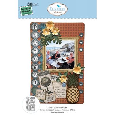Elizabeth Craft Designs Rest & Relaxation Die - Summer Vibes