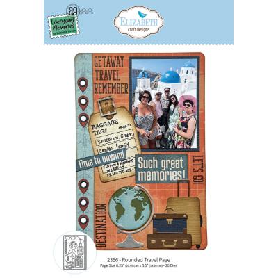 Elizabeth Craft Designs Rest & Relaxation Die - Rounded Travel Page