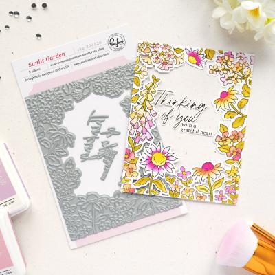 Pinkfresh Studio Sunlit Manor Press Plate - Sunlit Garden