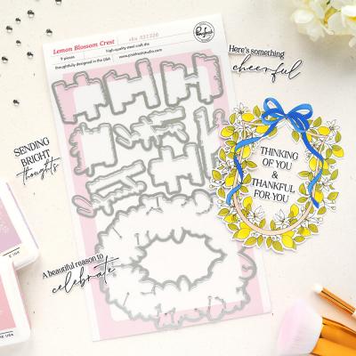 Pinkfresh Studio Sunlit Manor Die - Lemon Blossom Crest