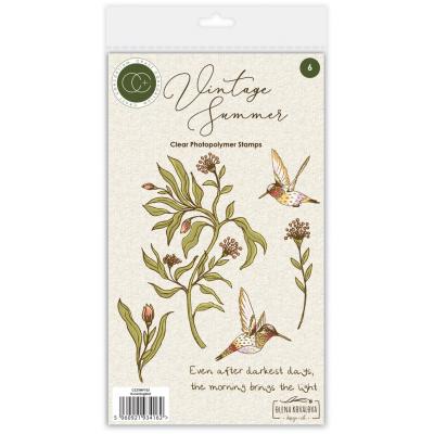 Craft Consortium Vintage Summer Stempel - Hummingbird