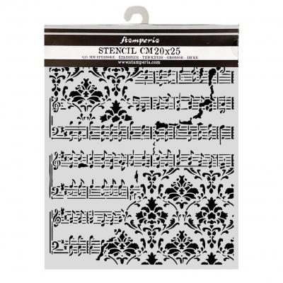 Stamperia Symphony Stencil - Ccore And Frize
