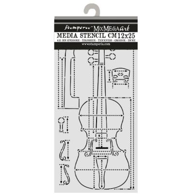 Stamperia Symphony Stencil - Violin Sections