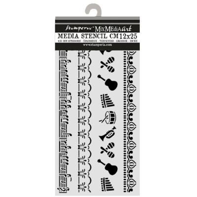 Stamperia Symphony Stencil - Borders