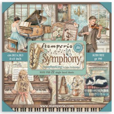 Stamperia Symphony - Maxi Paper Pack
