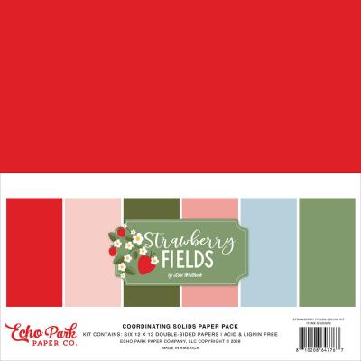 Echo Park Strawberry Fields - Coordinating Solids
