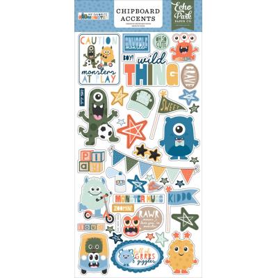 Echo Park My Favorite Monster - Chipboard Accents