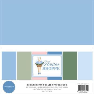 Carta Bella Flower Shoppe - Coordinating Solids