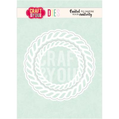 Craft & You Design Fun By The Sea Dies - Rope Frames