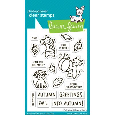Lawn Fawn Stempel - Fall Mice