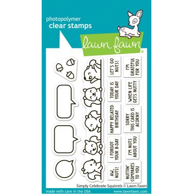Lawn Fawn Stempel - Simply Celebrate Squirrels