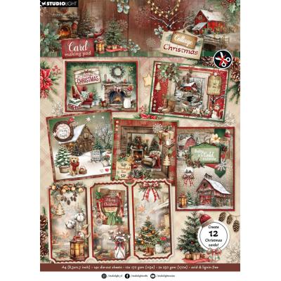 StudioLight Cottage Christmas - Card Making Pad