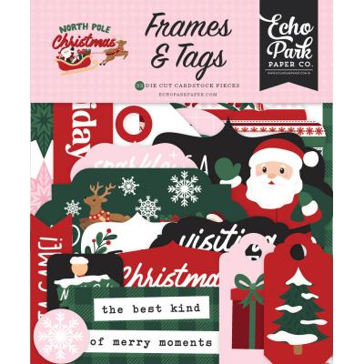 Echo Park North Pole Christmas - Frames & Tags