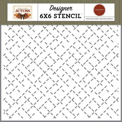 Carta Bella Here Comes Autumn Stencil - Thankful Stitches