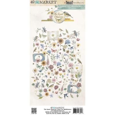 49 And Market The Quiet Observer - Laser Cut Wildflowers