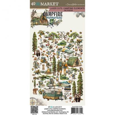 49 And Market Campfire Memories - Laser Cut Camping Elements
