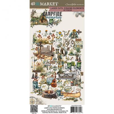 49 And Market Campfire Memories - Laser Cut Fishing Elements