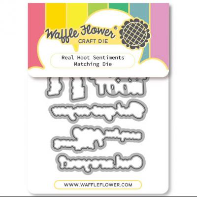 Waffle Flower Dies - Real Hoot Sentiments