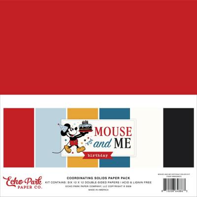 Echo Park Mouse And Me Birthday - Coordination Solids
