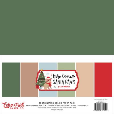 Echo Park Here Comes Santa Paws - Coordination Solids