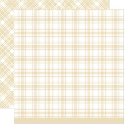 Lawn Fawn Let It Shine Holiday Plaids Designpaper - Cozy Cabin