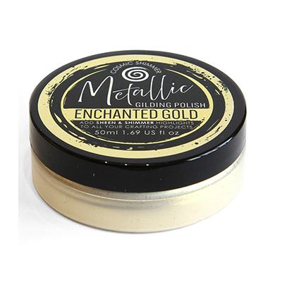 Katy Sue Designs Cosmic Shimmer Metallic Gilding Polish - Enchanted Gold