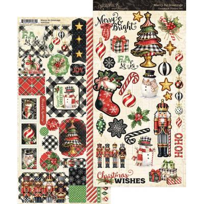 Graphic 45 Merry-ful Greetings - Sticker