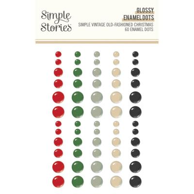Simple Stories Simple Vintage Old-Fashioned Christmas - Glossy Enamel Dots