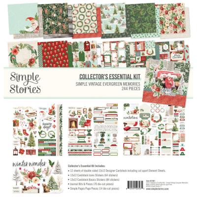 Simple Stories Simple Vintage Evergreen Memories - Collectors Essentials Kit