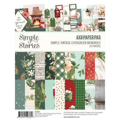 Simple Stories Simple Vintage Evergreen Memories - Paper Pad