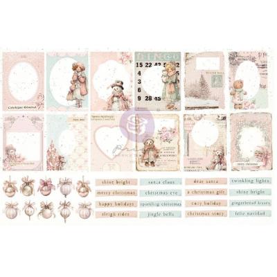 Prima Marketing Christmas Blush - Ephemera Frosty Frames