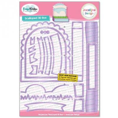 CarlijnDesign Dies - Scalloped 3D Box
