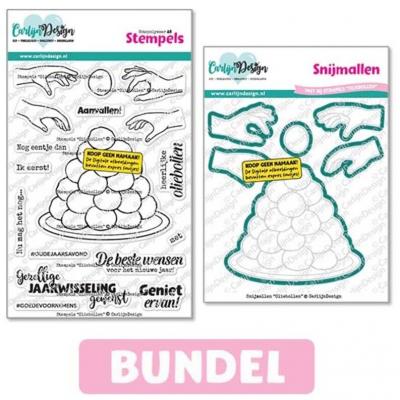 CarlijnDesign Stamp & Dies - Oliebollen