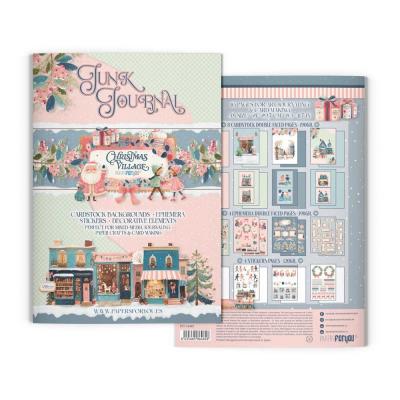 Papers For You Christmas Village Junk Journal
