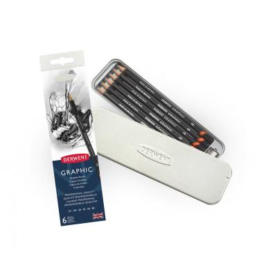 Derwent Graphic Pencil - Tin of 24 Pencils