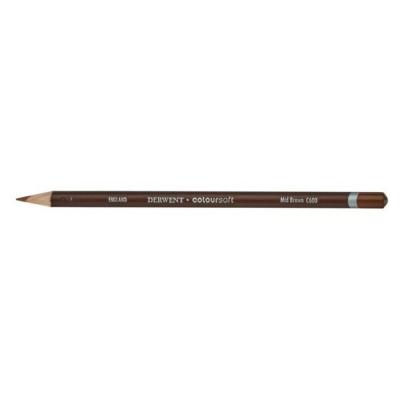 Derwent Coloursoft Pencil - 600 Mid Brown